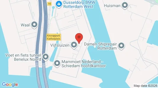 Bedrijfsruimtes for rent i Schiedam - kort over placeringen