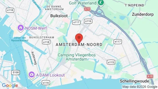 Bedrijfsruimtes for rent i Amsterdam Noord - Foto uit Google Street View