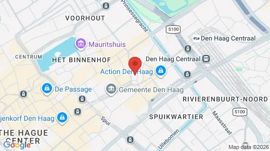 Kantorruimte for rent i The Hague Centrum - kort over placeringen