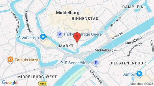 Bedrijfsruimtes for sale i Middelburg - kort over placeringen