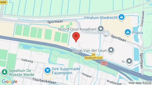 Bedrijfsruimtes for sale i Sliedrecht - kort over placeringen