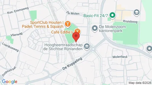 Kantorruimte for rent i Houten - kort over placeringen
