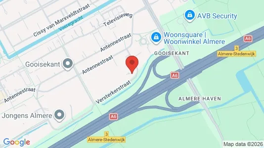 Bedrijfsruimtes for rent i Almere - kort over placeringen