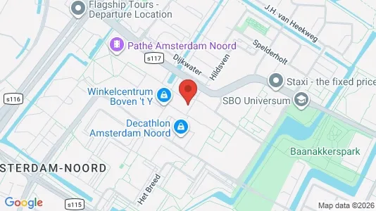 Bedrijfsruimtes for rent i Amsterdam Noord - kort over placeringen