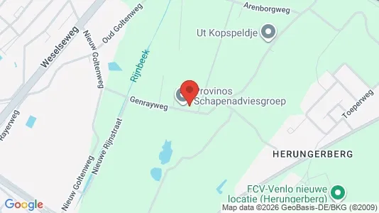 Bedrijfsruimtes for rent i Venlo - kort over placeringen