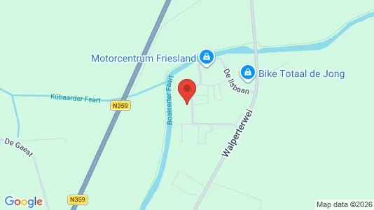 Bedrijfsruimtes for sale i Littenseradiel - kort over placeringen