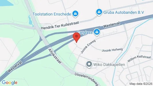 Kantorruimte for rent i Enschede - kort over placeringen