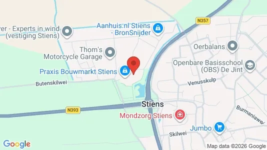 Kantorruimte for rent i Leeuwarderadeel - kort over placeringen