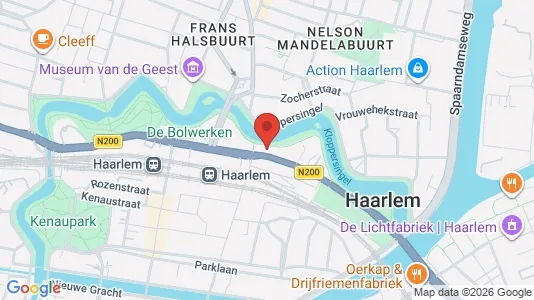 Kantorruimte for rent i Haarlem - kort over placeringen