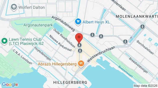 Kantorruimte for sale i Rotterdam Hillegersberg-Schiebroek - kort over placeringen