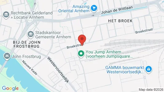 Kantorruimte for rent i Arnhem - kort over placeringen