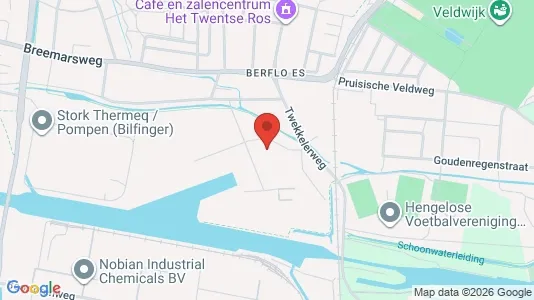 Kantorruimte for rent i Hengelo - kort over placeringen