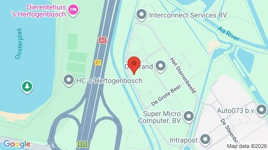 Kantorruimte for rent i Den Bosch - kort over placeringen