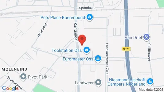 Bedrijfsruimtes for rent i Oss - Foto uit Google Street View