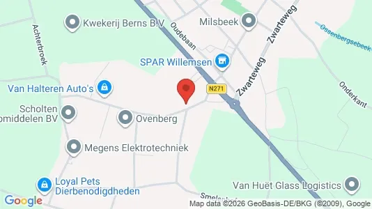 Kantorruimte for rent i Gennep - kort over placeringen