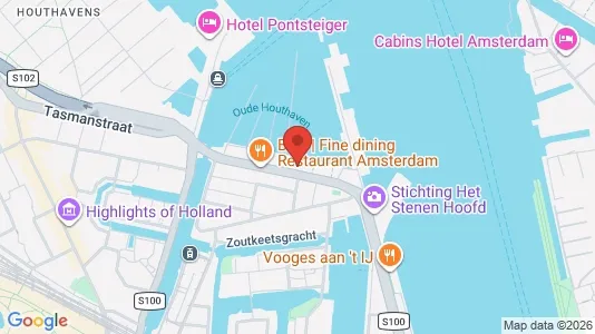 Kantorruimte for rent i Amsterdam Centrum - kort over placeringen