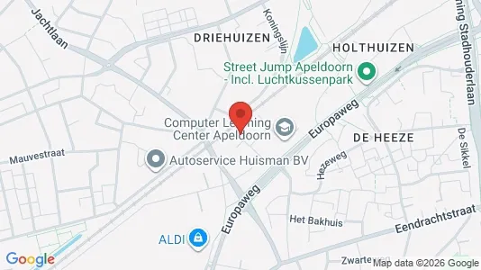 Kantorruimte for rent i Apeldoorn - kort over placeringen