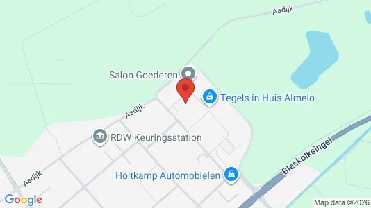 Producties for rent i Almelo - kort over placeringen