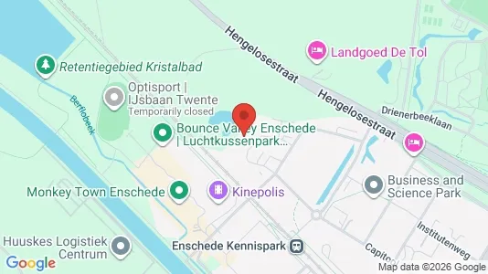 Kantorruimte for rent i Enschede - kort over placeringen