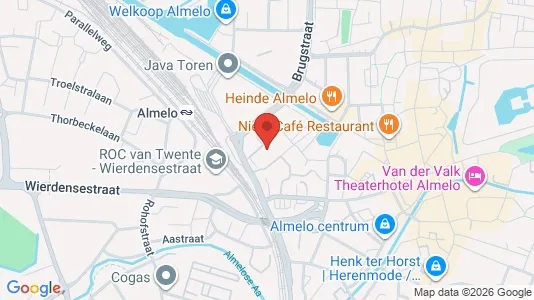 Kantorruimte for rent i Almelo - kort over placeringen