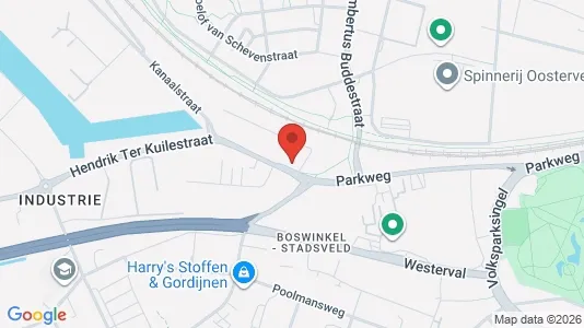 Producties for rent i Enschede - kort over placeringen