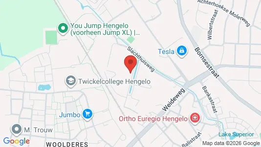 Kantorruimte for rent i Hengelo - kort over placeringen