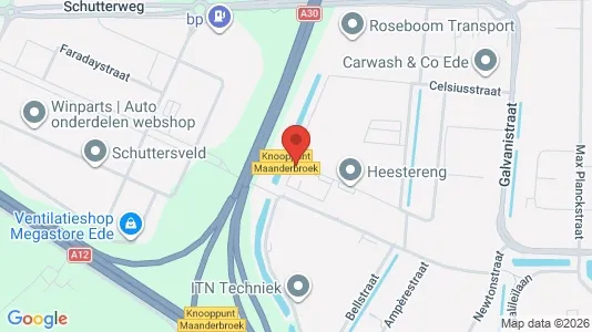 Kantorruimte for rent i Ede - kort over placeringen
