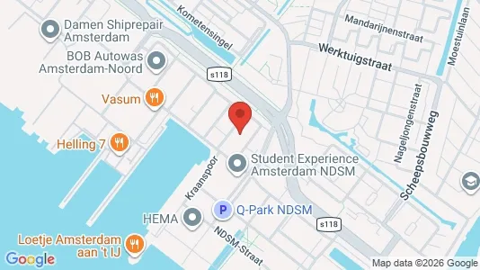 Bedrijfsruimtes for rent i Amsterdam Noord - kort over placeringen