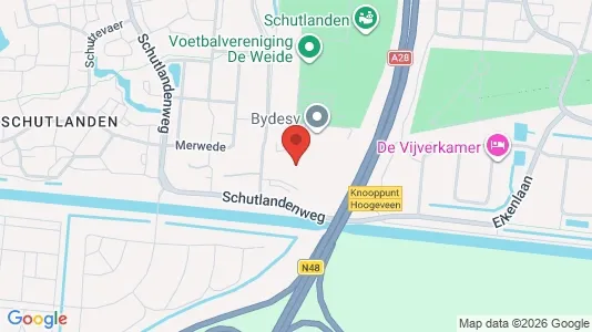 Kantorruimte for rent i Hoogeveen - kort over placeringen