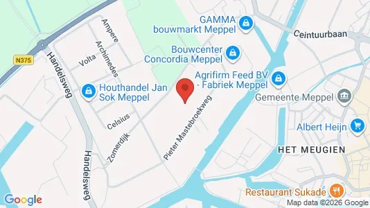 Bedrijfsruimtes for rent i Meppel - kort over placeringen