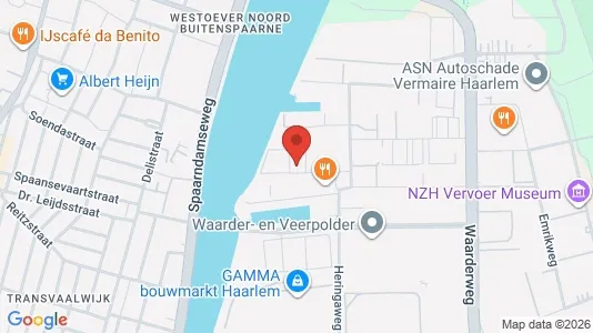 Bedrijfsruimtes for rent i Haarlem - kort over placeringen