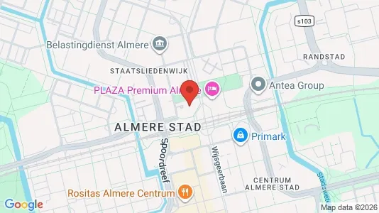 Bedrijfsruimtes for rent i Almere - kort over placeringen