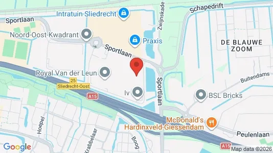 Bedrijfsruimtes for rent i Sliedrecht - kort over placeringen