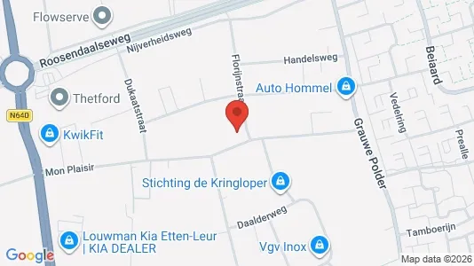 Kantorruimte for rent i Etten-Leur - kort over placeringen