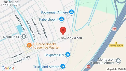 Bedrijfsruimtes for rent i Almere - Foto uit Google Street View
