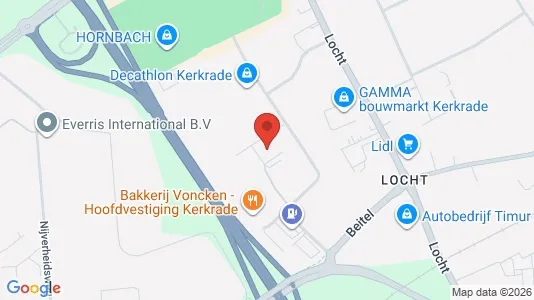 Bedrijfsruimtes for rent i Kerkrade - kort over placeringen