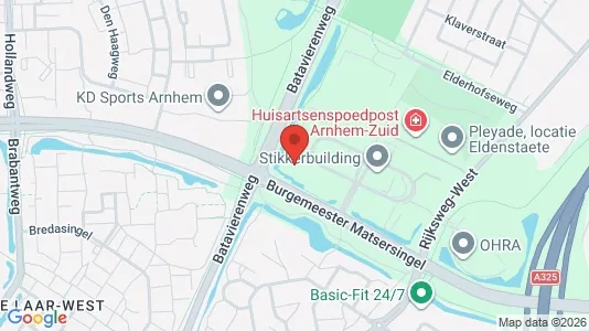 Bedrijfsruimtes for rent i Arnhem - kort over placeringen