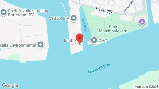 Kantorruimte for rent i Schiedam - kort over placeringen