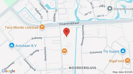 Bedrijfsruimtes for rent i Lelystad - Foto uit Google Street View