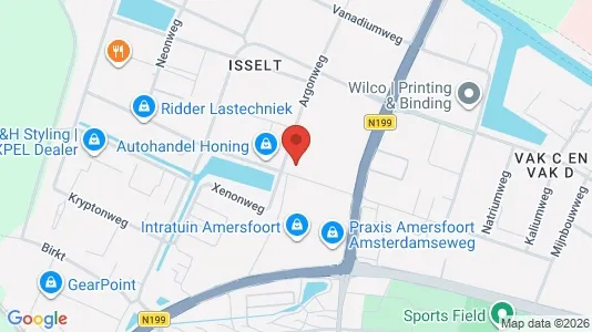 Kantorruimte for rent i Amersfoort - kort over placeringen
