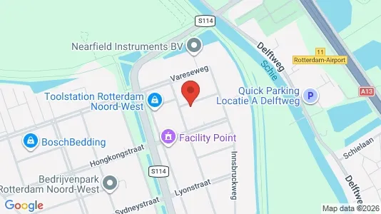 Bedrijfsruimtes for rent i Rotterdam Overschie - kort over placeringen