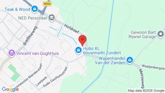 Kantorruimte for rent i Zundert - Foto uit Google Street View