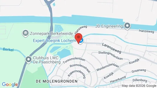 Kantorruimte for rent i Lochem - kort over placeringen
