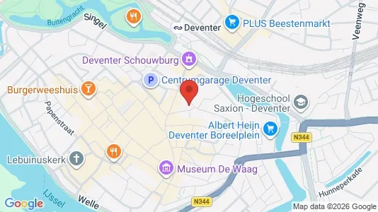 Kantorruimte for rent i Deventer - kort over placeringen