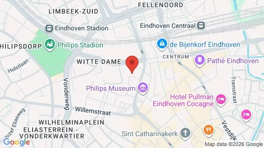 Kantorruimte for rent i Eindhoven - kort over placeringen