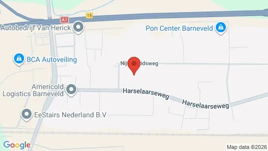 Bedrijfsruimtes for rent i Barneveld - Foto uit Google Street View