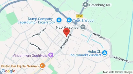 Kantorruimte for rent i Zundert - Foto uit Google Street View