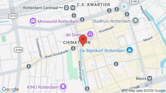 Bedrijfsruimtes for sale i Rotterdam Centrum - kort over placeringen