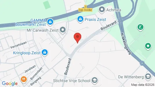 Bedrijfsruimtes for rent i Zeist - kort over placeringen