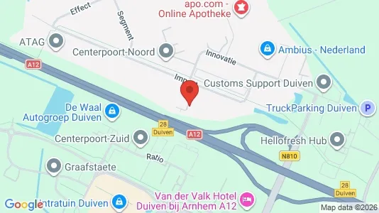 Kantorruimte for rent i Duiven - kort over placeringen